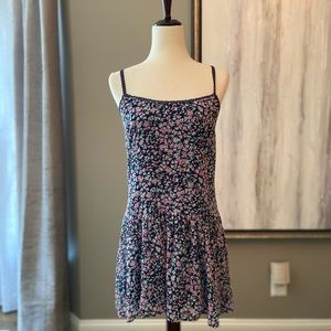 Abercrombie floral high low dress